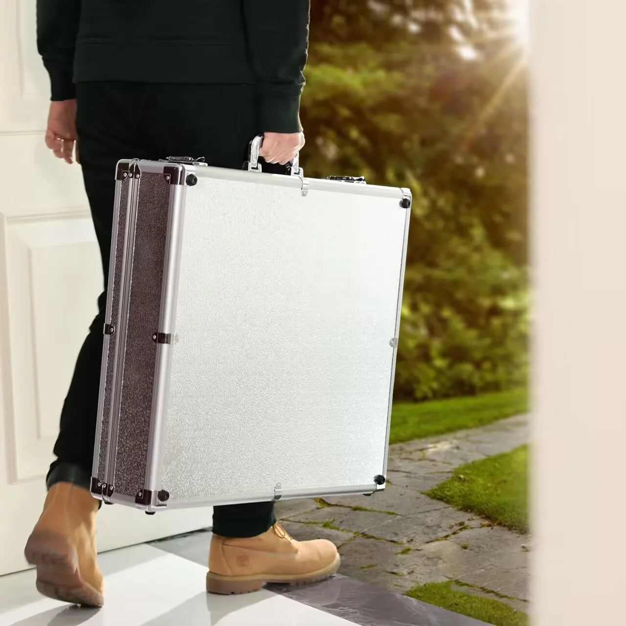 8-Tube Crystal Singing Harp – 432Hz Chakra-Tuned | Rainbow Aura Quartz