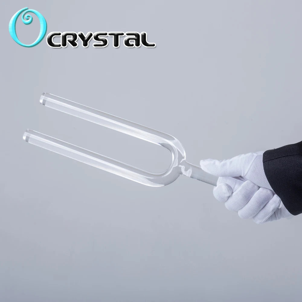 Clear Quartz Singing Tuning Fork – 16mm | Crystal Resonance Tool