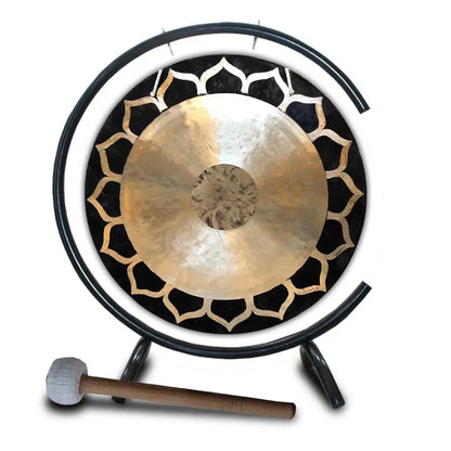 20" Bronze Wind Gong with C-Stand – Sound Healing & Meditation Tool