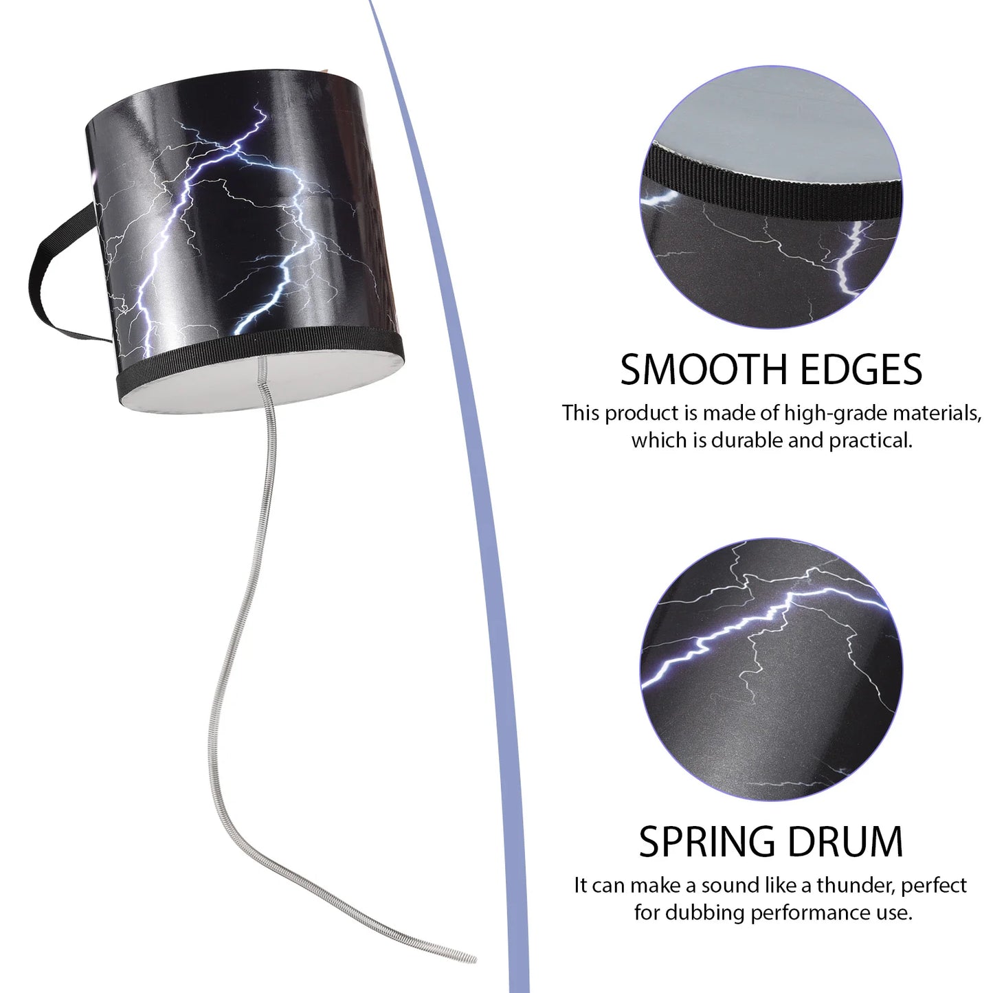 Thunder Drum – 6" Birch Percussion for Sound Effects & Creative Play